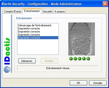  Résultats du Module utilisateur d&rsquo;entraînement
